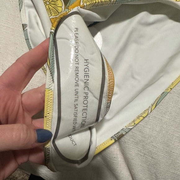 NWT Andrea Iyamah Sari One Piece Bathing Suit Lemon Print Swimsuit Size XS - Picture 5 of 9